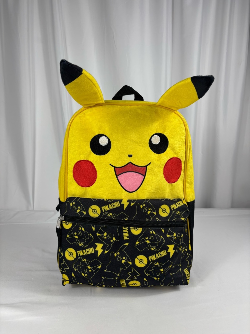 Pokémon Pikachu Plush Backpack NWOT Soft School Backpack